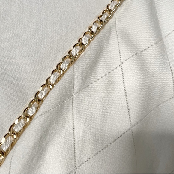 Jones New York argyle pattern chain trim open cardigan - Picture 5 of 8